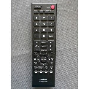 Toshiba CT-RC1US-16 TV Remote Control Black Replacement OEM
